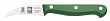 Нож для чистки овощей  6см изогнутый TECHNIC зеленый 27500.8601000.060